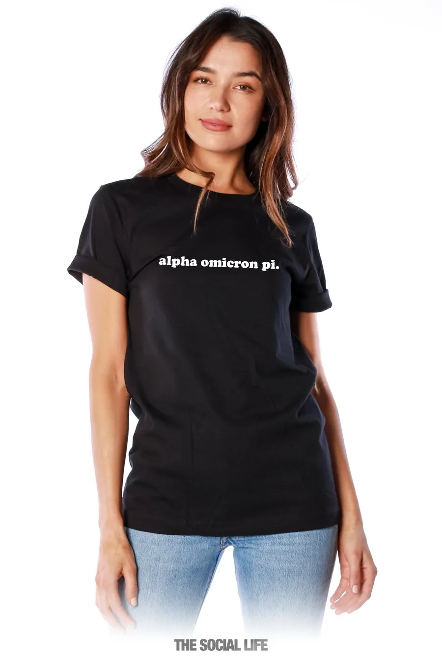 Alpha Omicron Pi Simple Tee