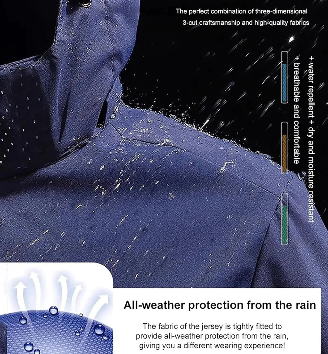 Anti-Puncture Jacket, Anti Puncture Jacket, Windproof Breathable Waterproof Tactical Jacket Hoodie for Men and Women