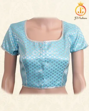 Beautiful Light Blue Banarasi brocade blouse