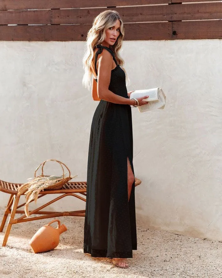 BerriesJam - 2024 Sleeveless Square Collar Mesh Beach Holiday Tulle Sundress