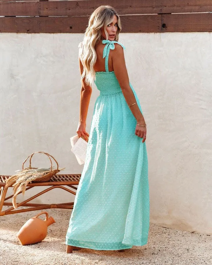 BerriesJam - 2024 Sleeveless Square Collar Mesh Beach Holiday Tulle Sundress