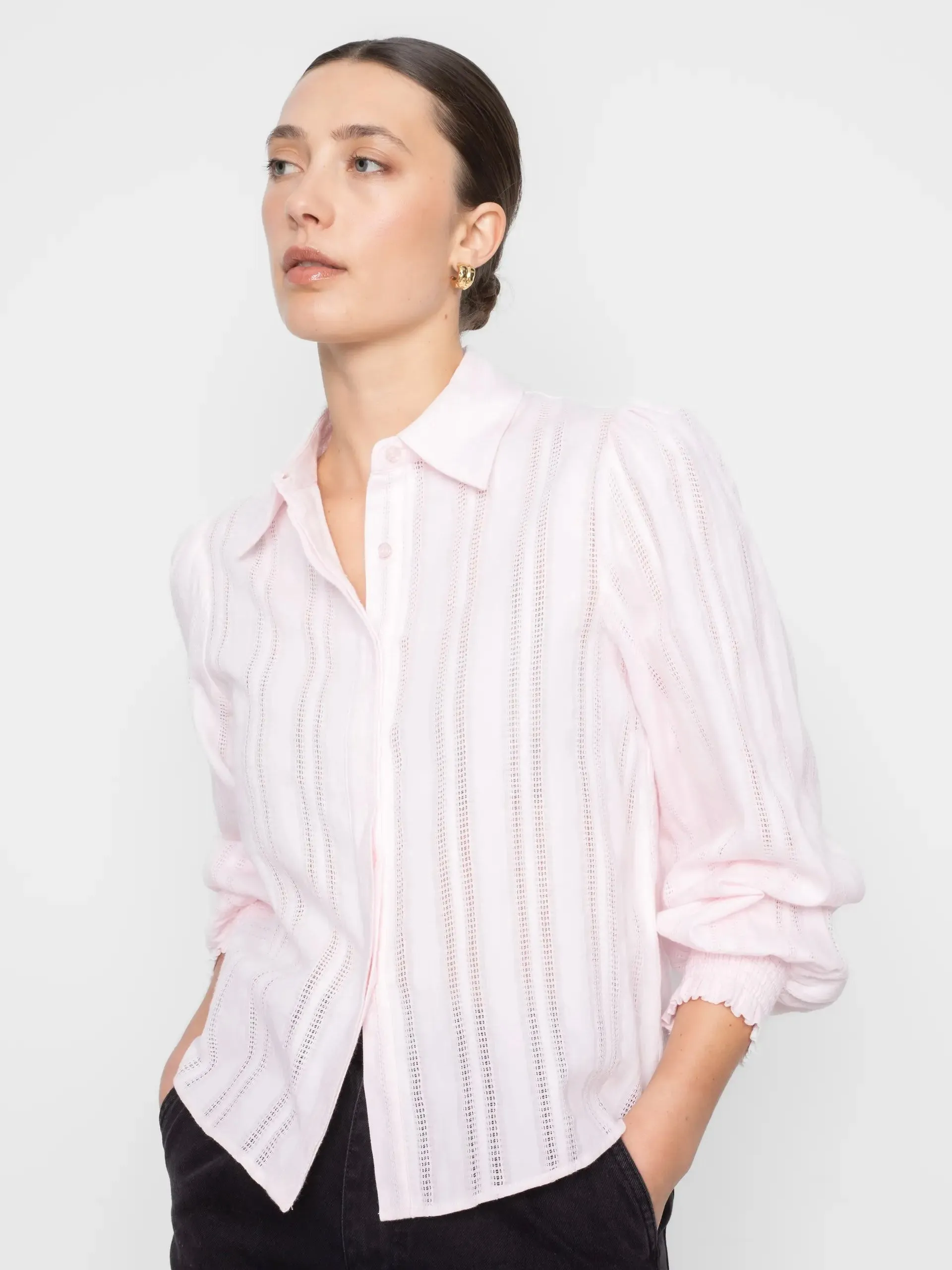 CAMILLA PIHL SERAFINA BLOUSE LIGHT PINK