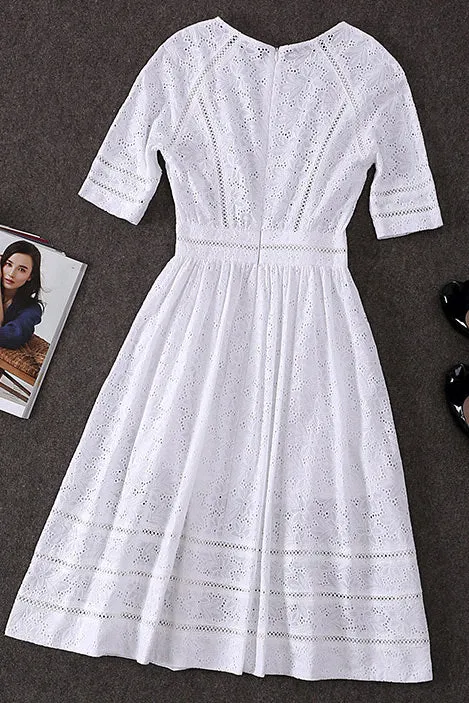 Elegant Cocktail Kate Middleton Lace Dress