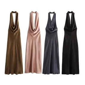 Elegant Halter Neck Sundress
