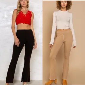 Flared Stretchy Pants