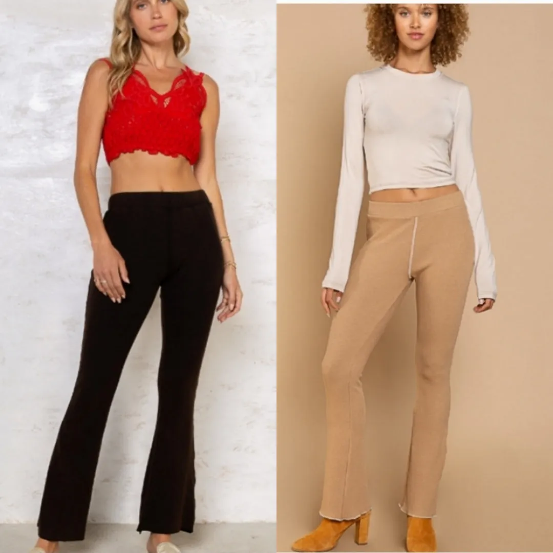 Flared Stretchy Pants