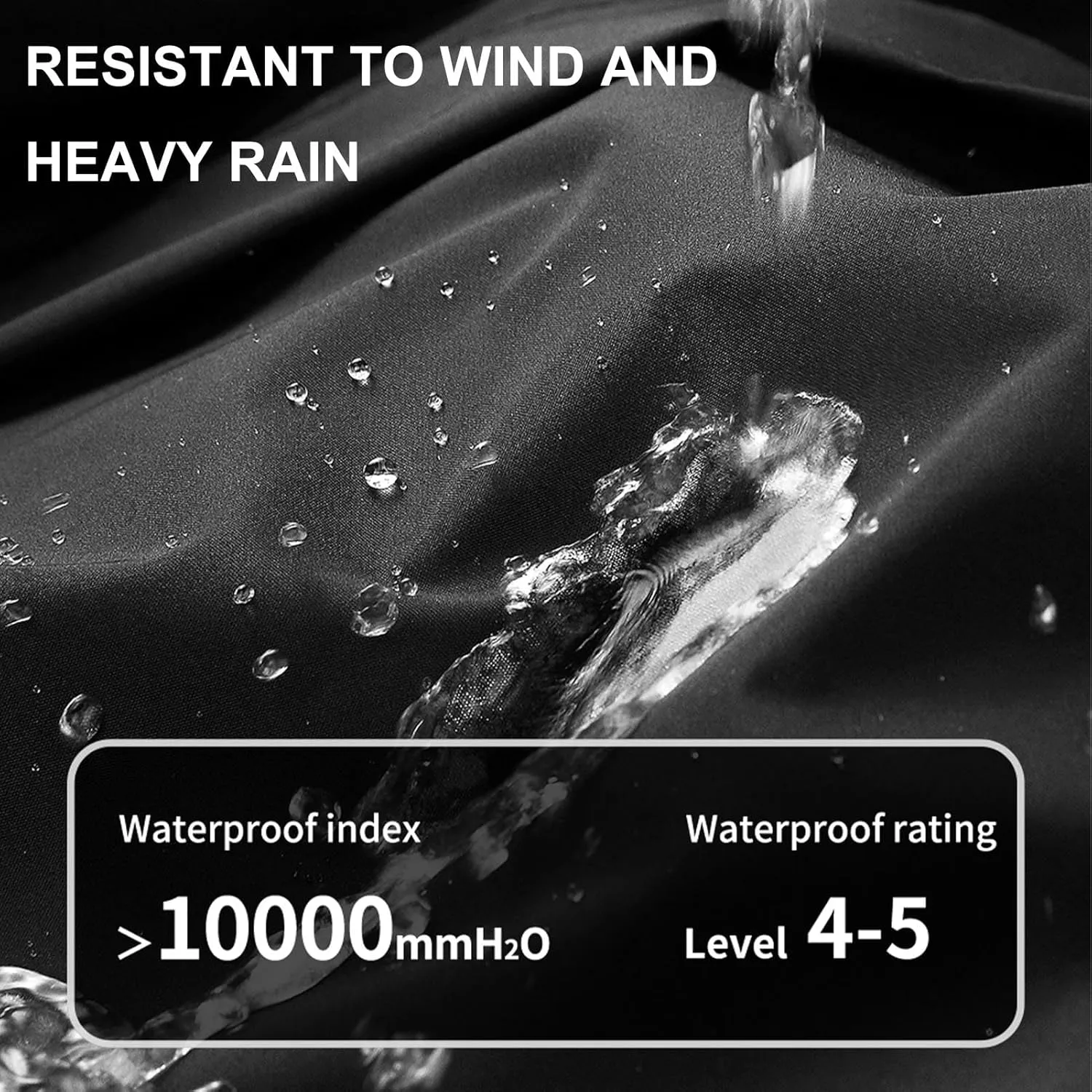 Fractilian Cycling Jacket Women's Rain Jacket Waterproof Breathable with Hood Windbreaker Reflective
