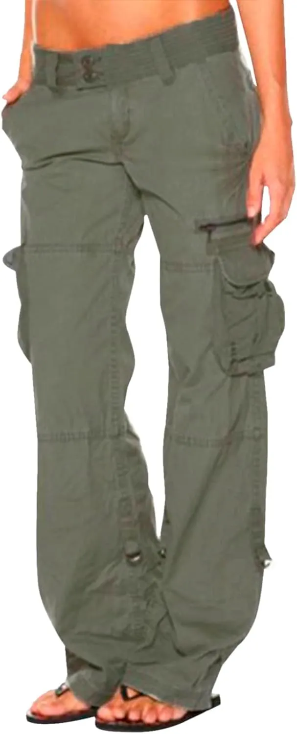 iLH Women High Waist Jeans Straight Wide Leg Pants Casual Baggy Jeans Distressed Breathable Casual Jeans Streetwear