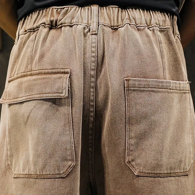 Jeans Straight Casual Long Pants P1034