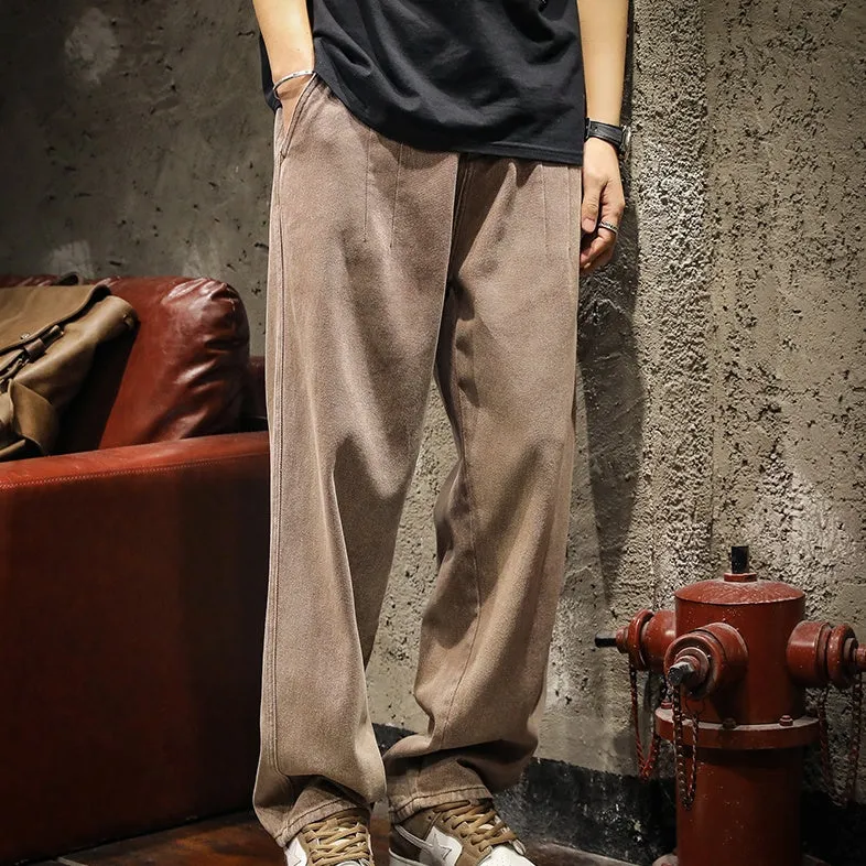 Jeans Straight Casual Long Pants P1034