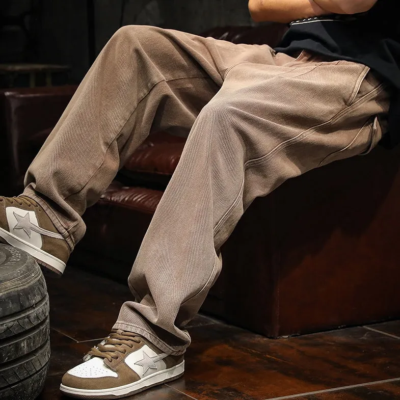 Jeans Straight Casual Long Pants P1034