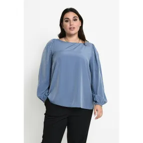 Kaffe Catja Blouse in Blue
