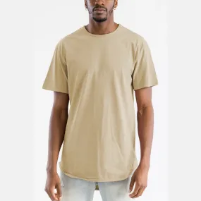 Khaki Classic Scallop Tee