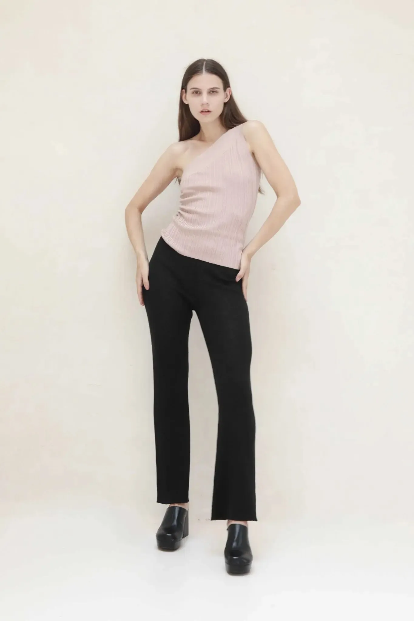 Knitted Flare Pants