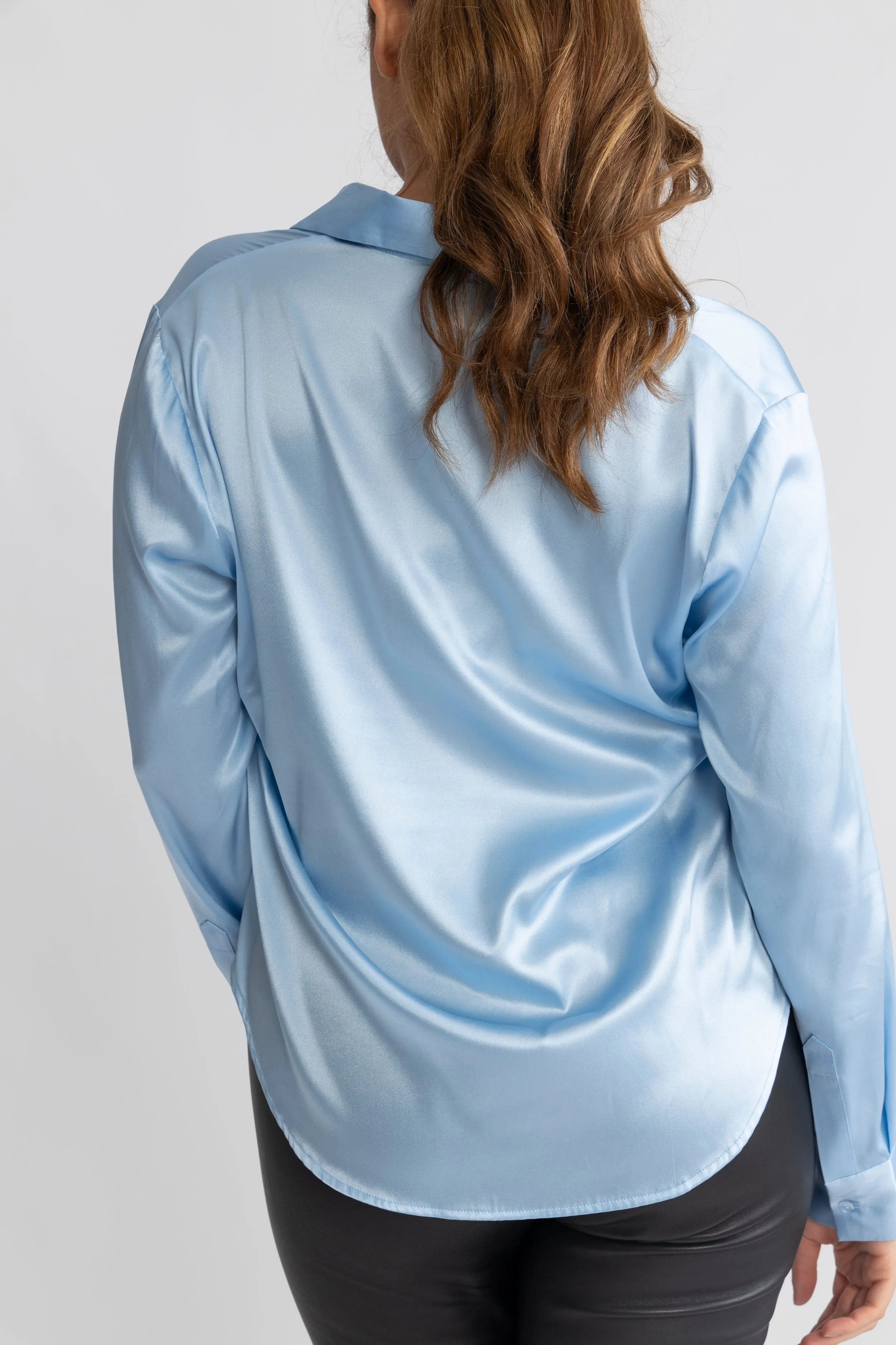 Leia Blouse - Light Blue