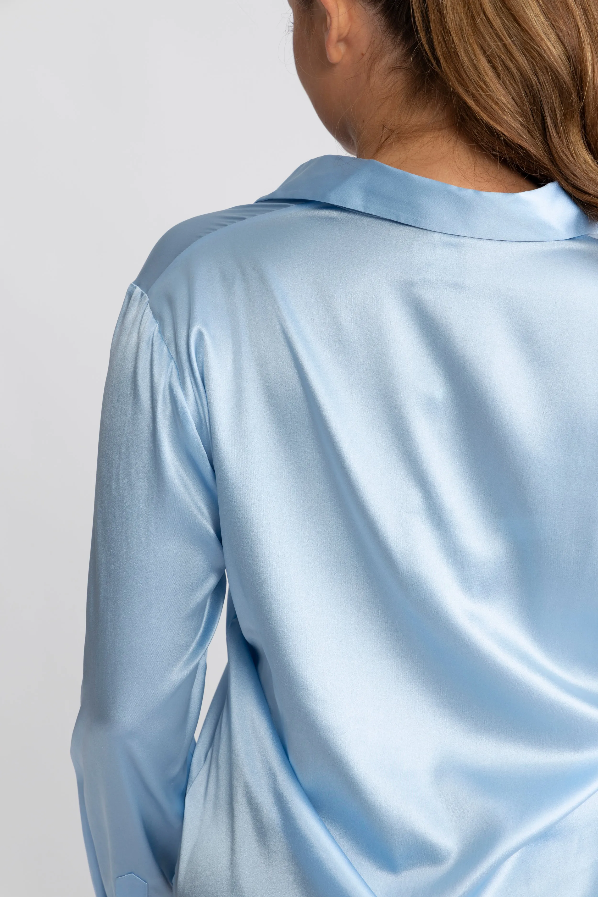 Leia Blouse - Light Blue