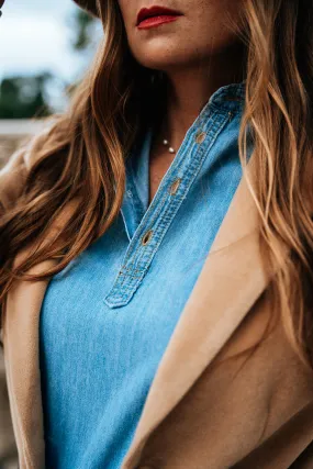 Light Denim Blouse