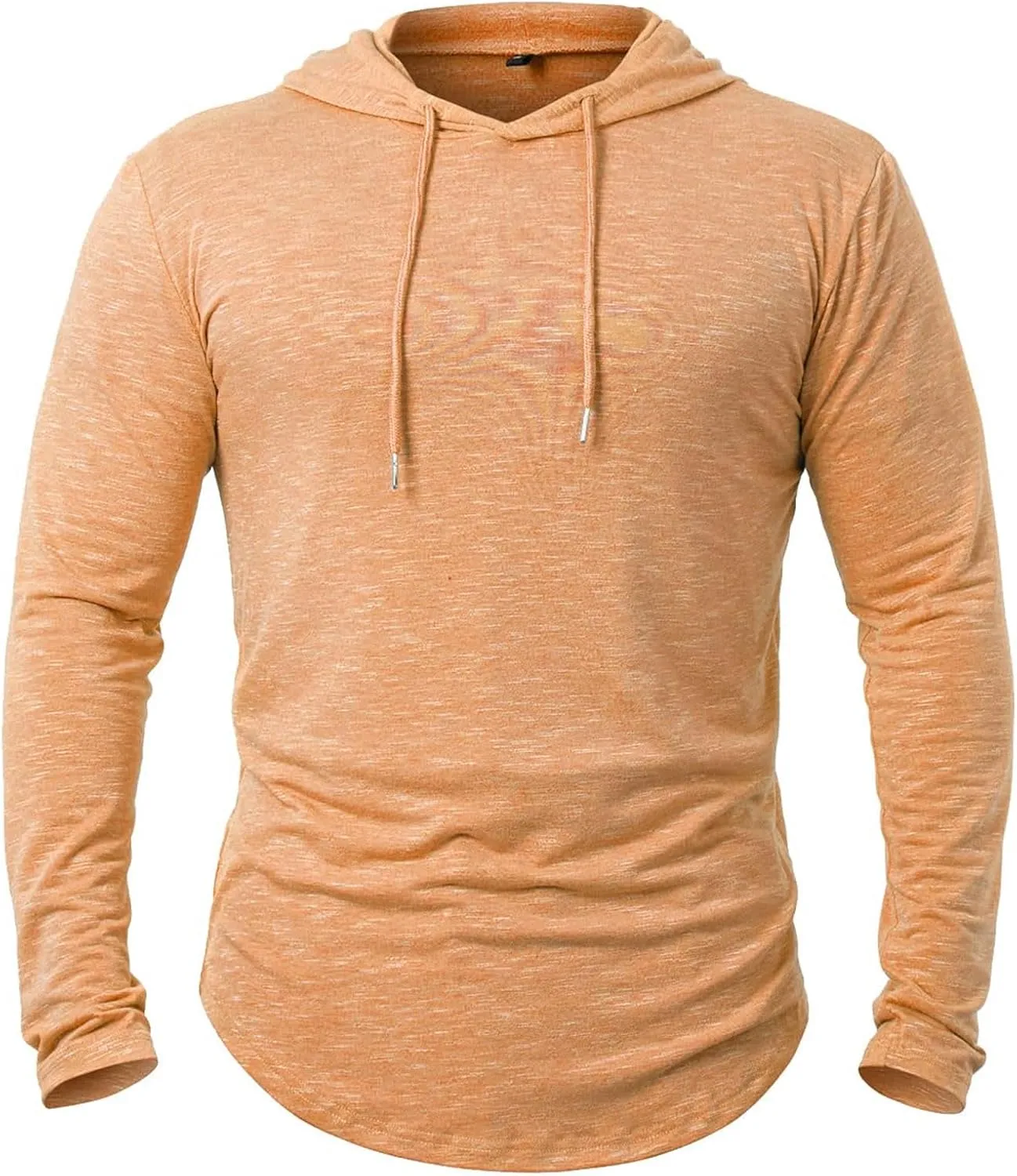 Mens Lightweight Workout Hoodie Gym Fitness Long Sleeve Breathable Hooded T Shirts Muscle Athletic Pullover Tops