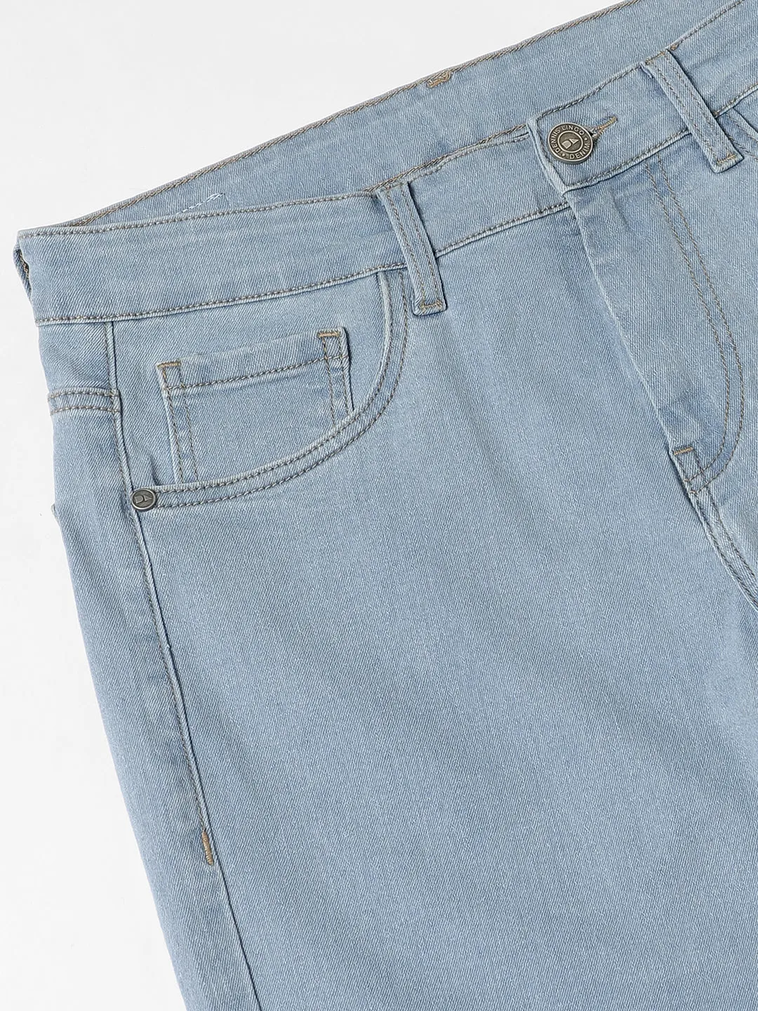 Men's Straight Rinse Indigo Stretchable Jeans