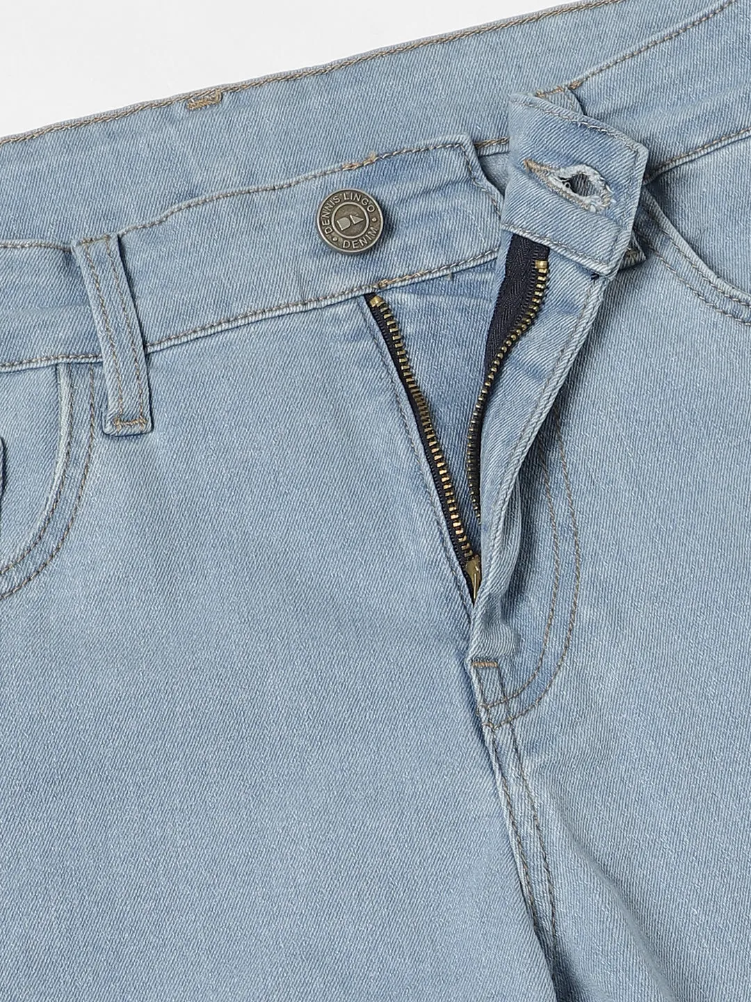 Men's Straight Rinse Indigo Stretchable Jeans