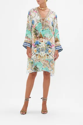 METAL EYELET KAFTAN AMALFI LULLABY