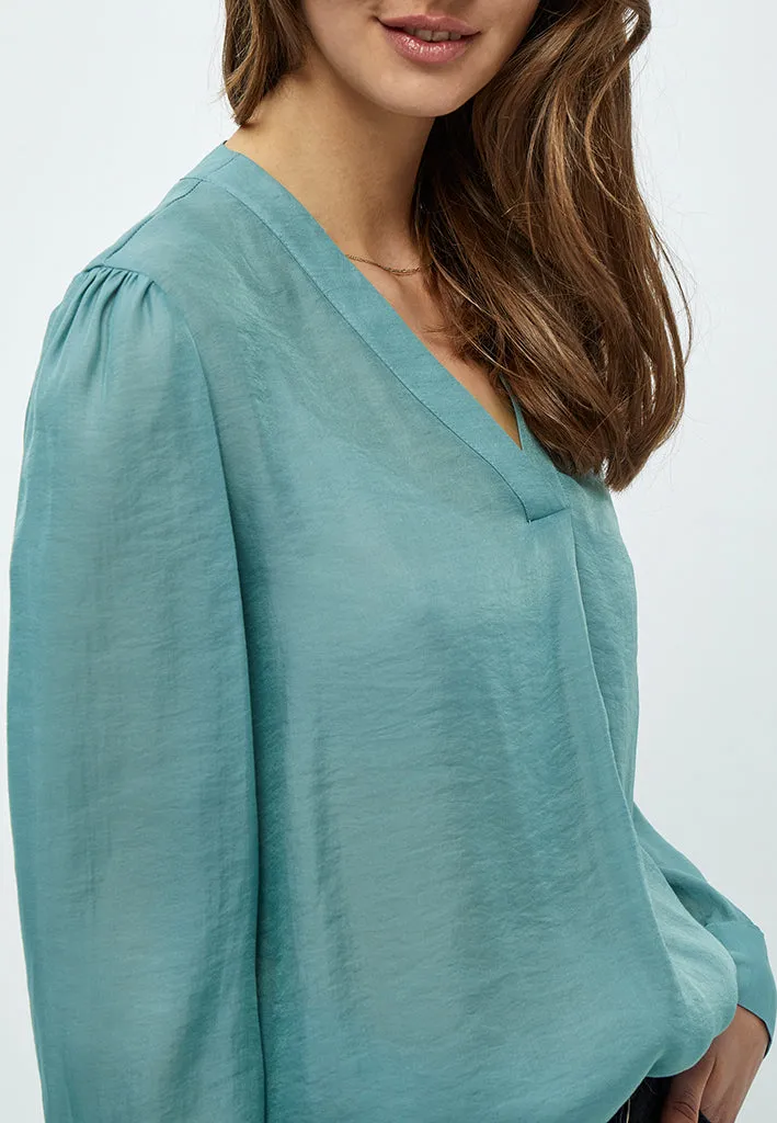 MSFrilla Blouse - Light Sea Mist