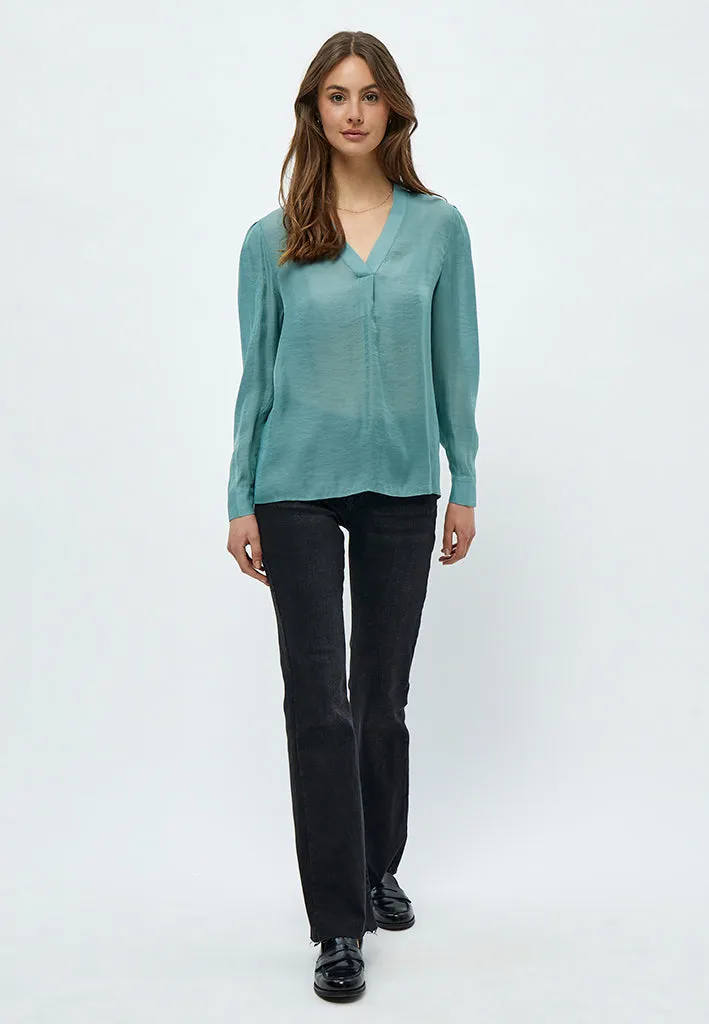 MSFrilla Blouse - Light Sea Mist