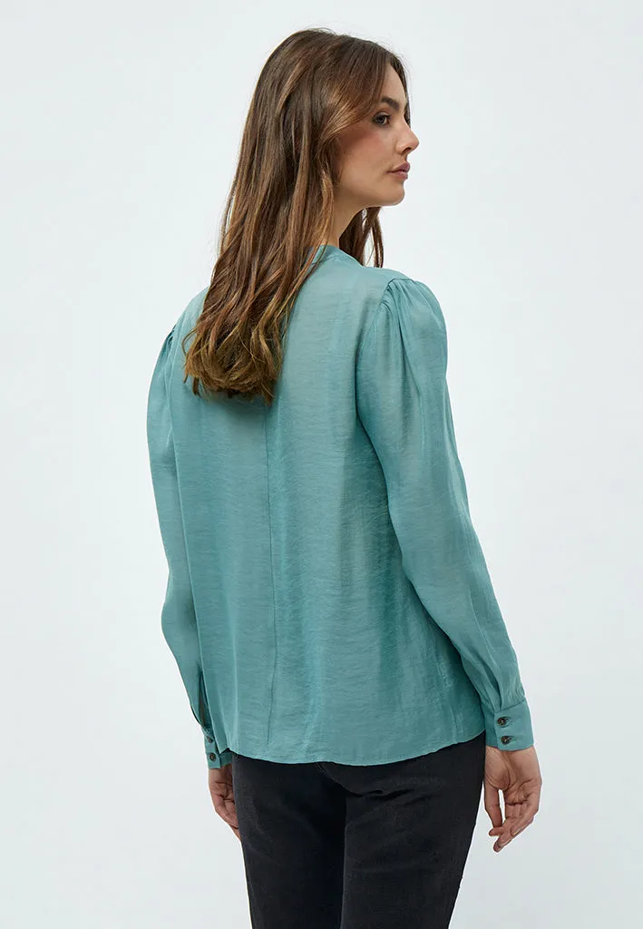 MSFrilla Blouse - Light Sea Mist