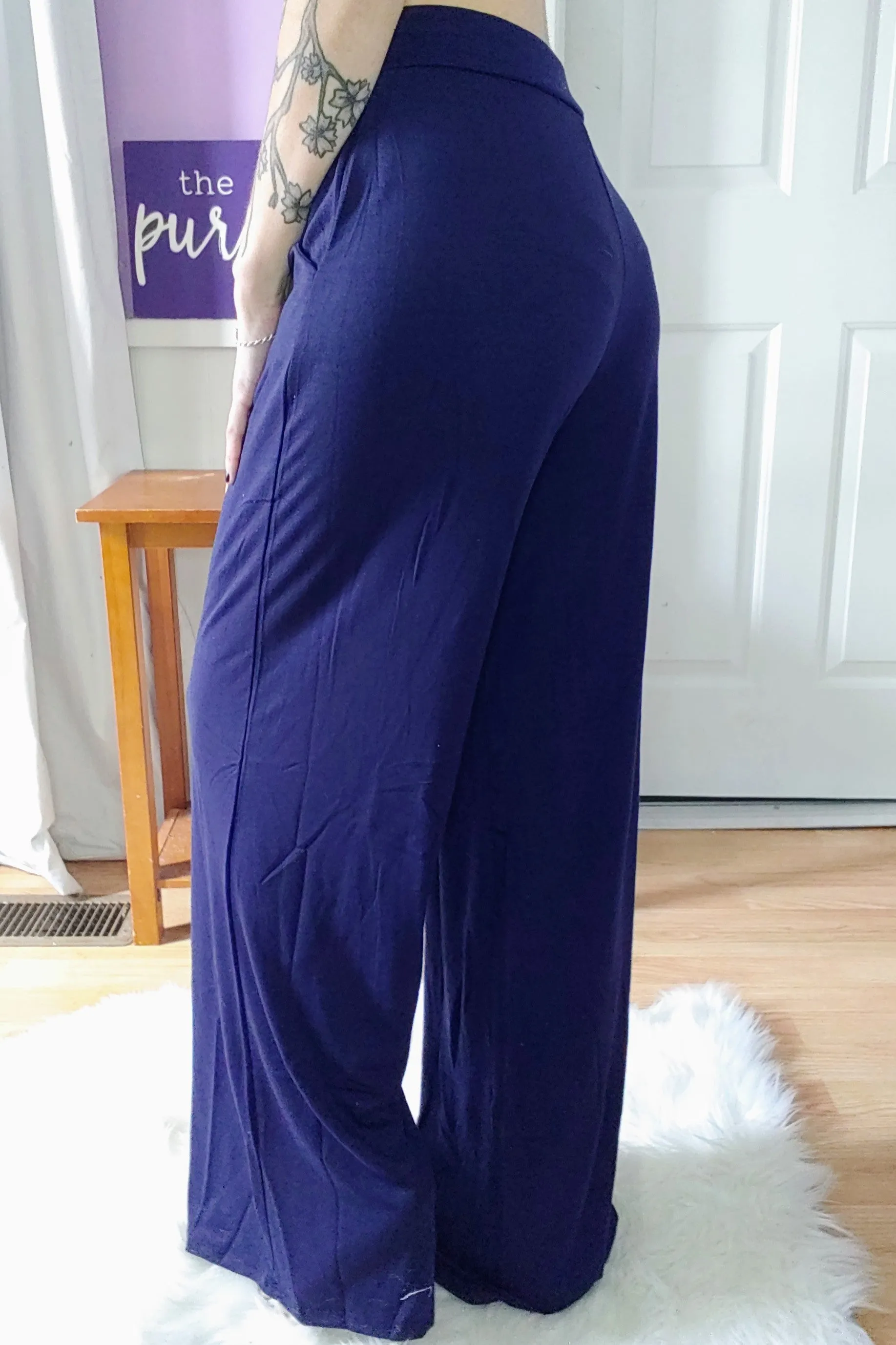 Navy Drawstring Pants (S-XL)