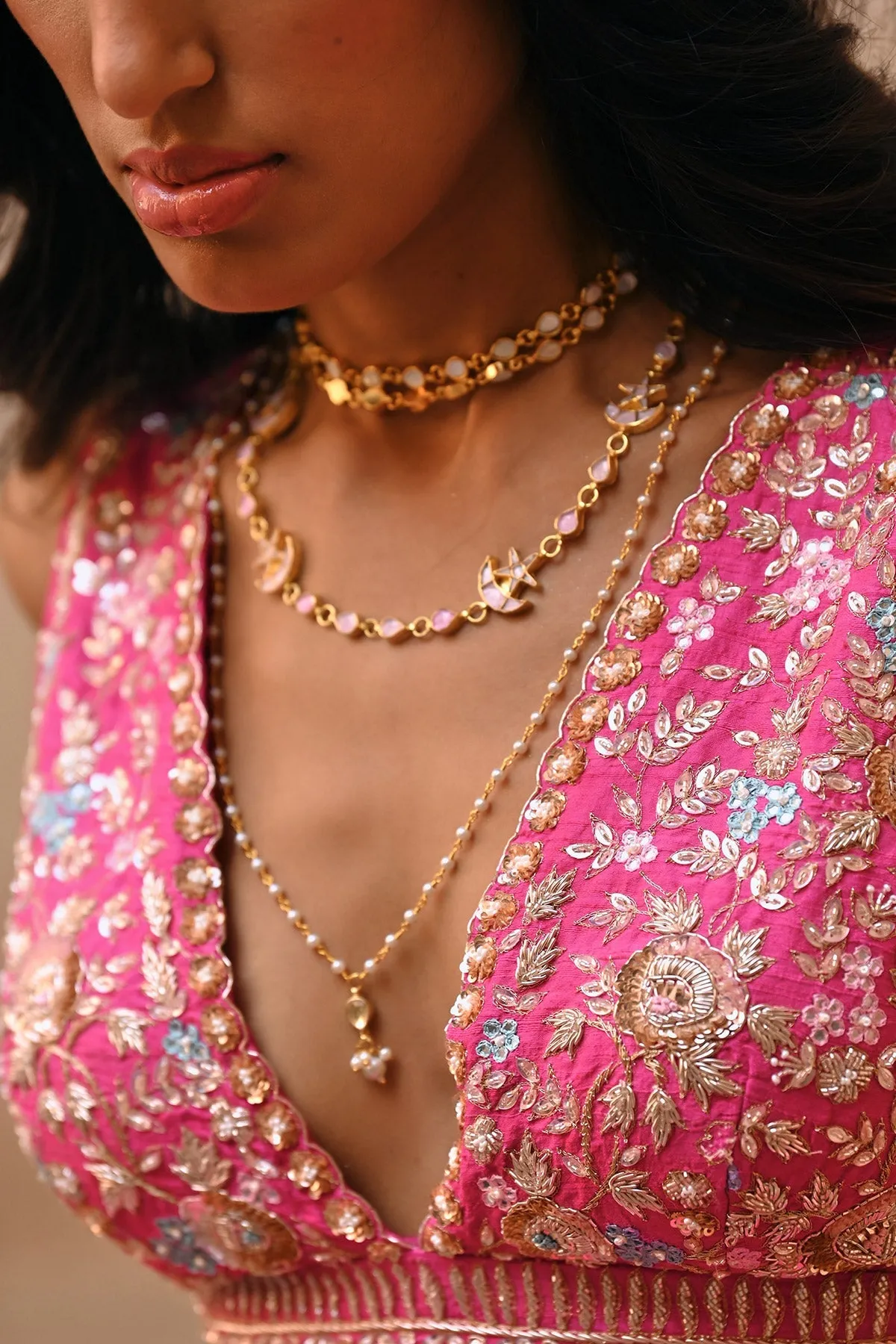 Nisha Aggarwal in Ombre Meadow Set
