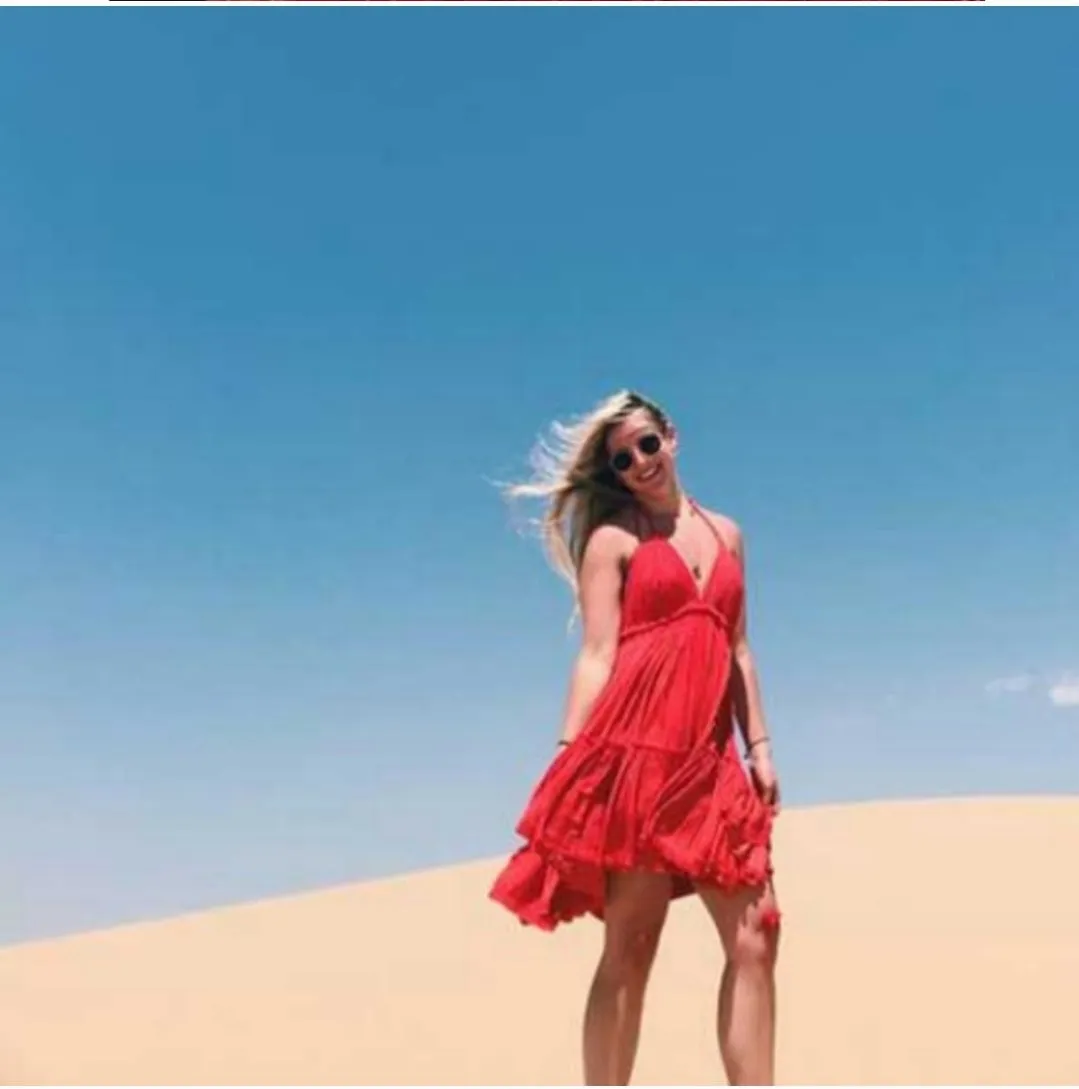 Open Back Mini Dress