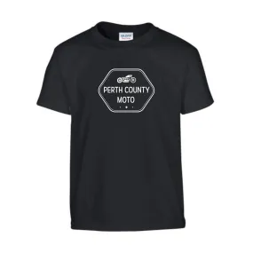 PCM Classic Logo Youth Tee - Black