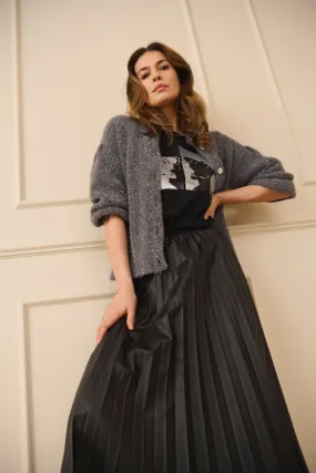 Poppi Pleated Midi Skirt