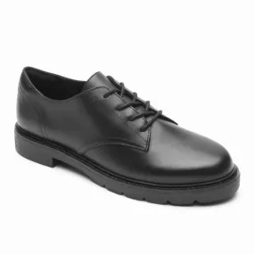 Rockport Women KACEY LACEUP BLACK LTHR