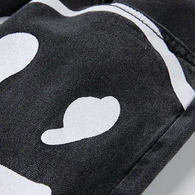 Smiley Faces Distort Pants