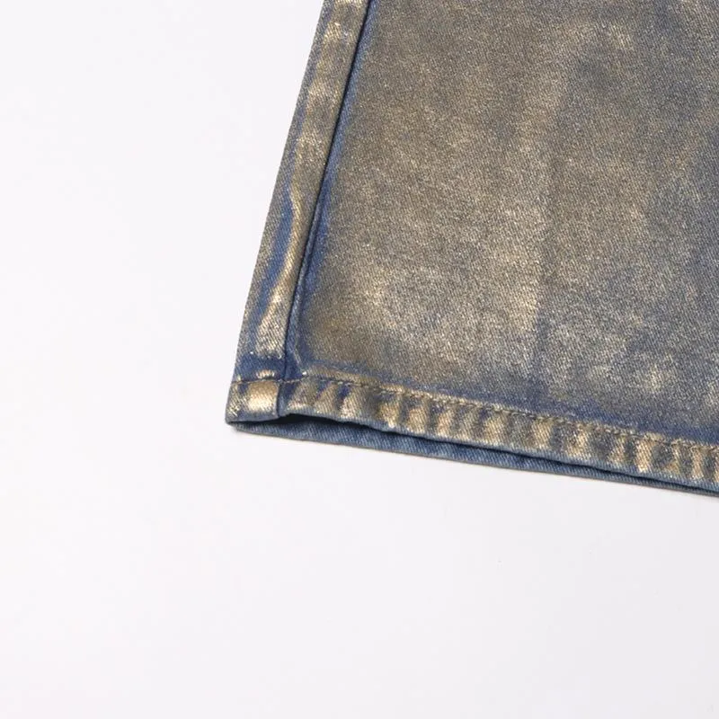 Spray Paint Gradient Casual Jeans