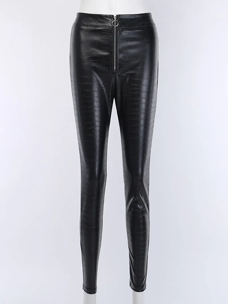 Stretchy Sexy PU Pants