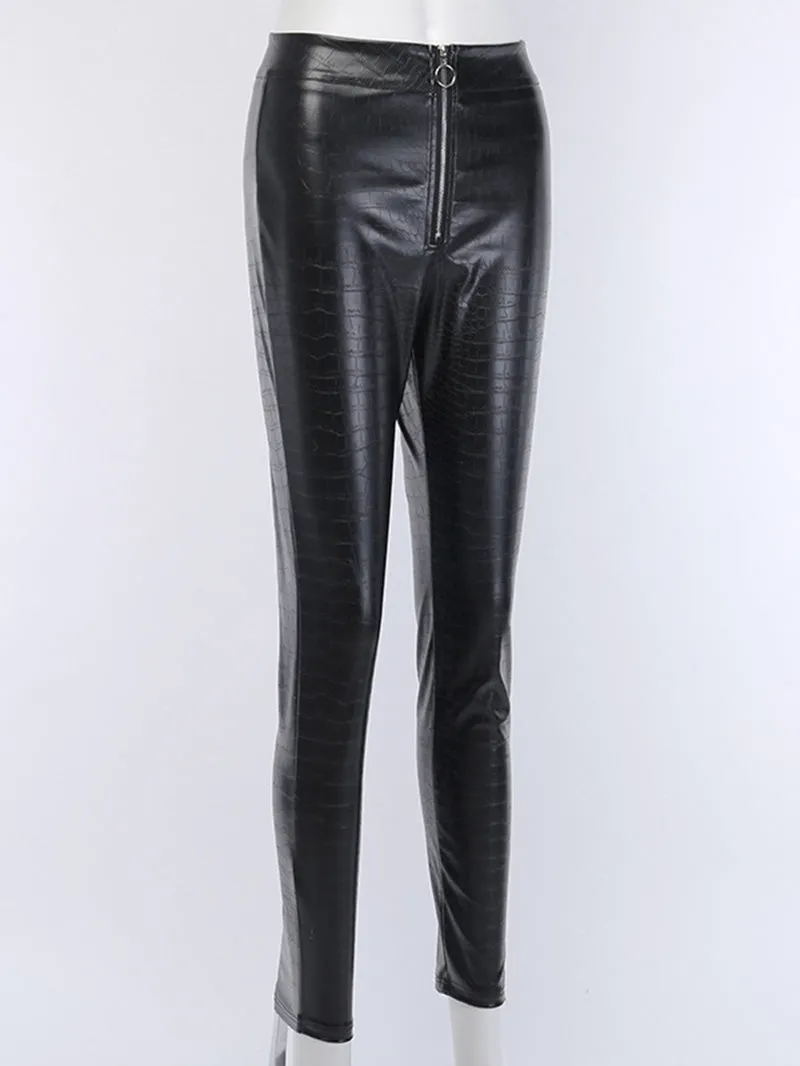 Stretchy Sexy PU Pants