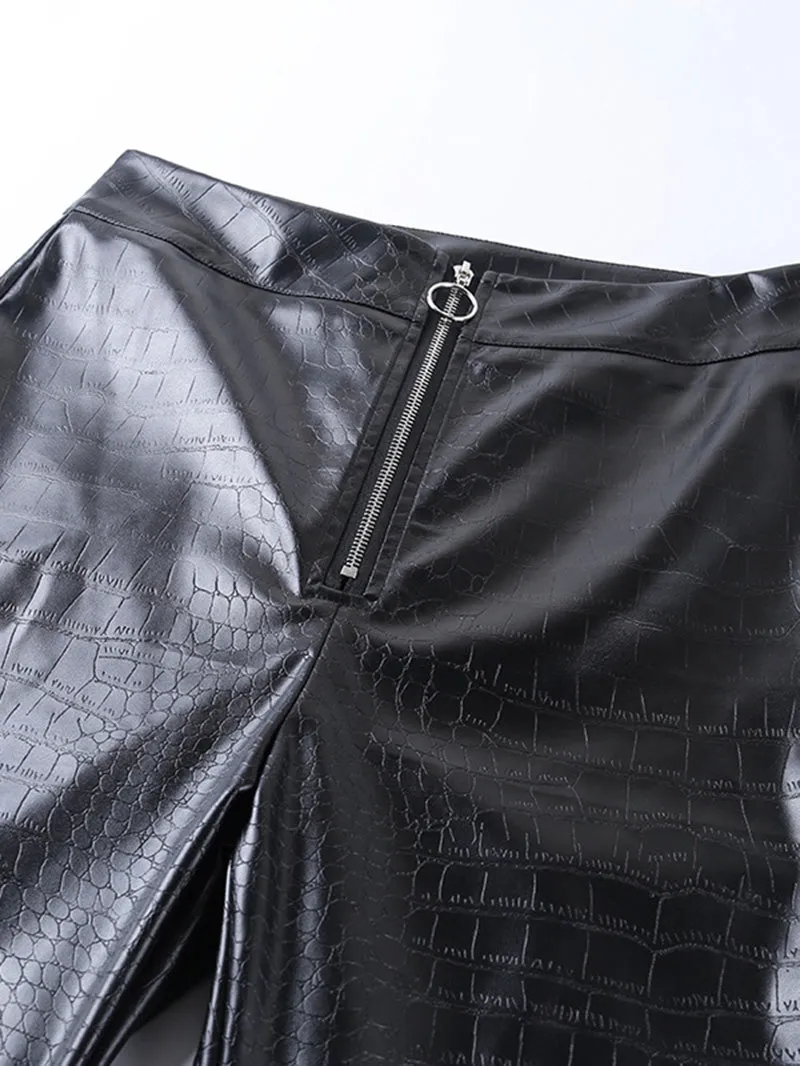 Stretchy Sexy PU Pants