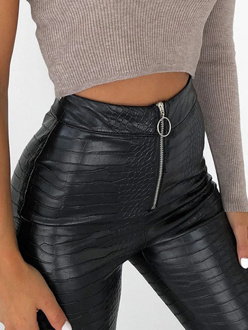 Stretchy Sexy PU Pants
