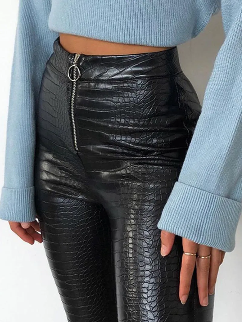 Stretchy Sexy PU Pants