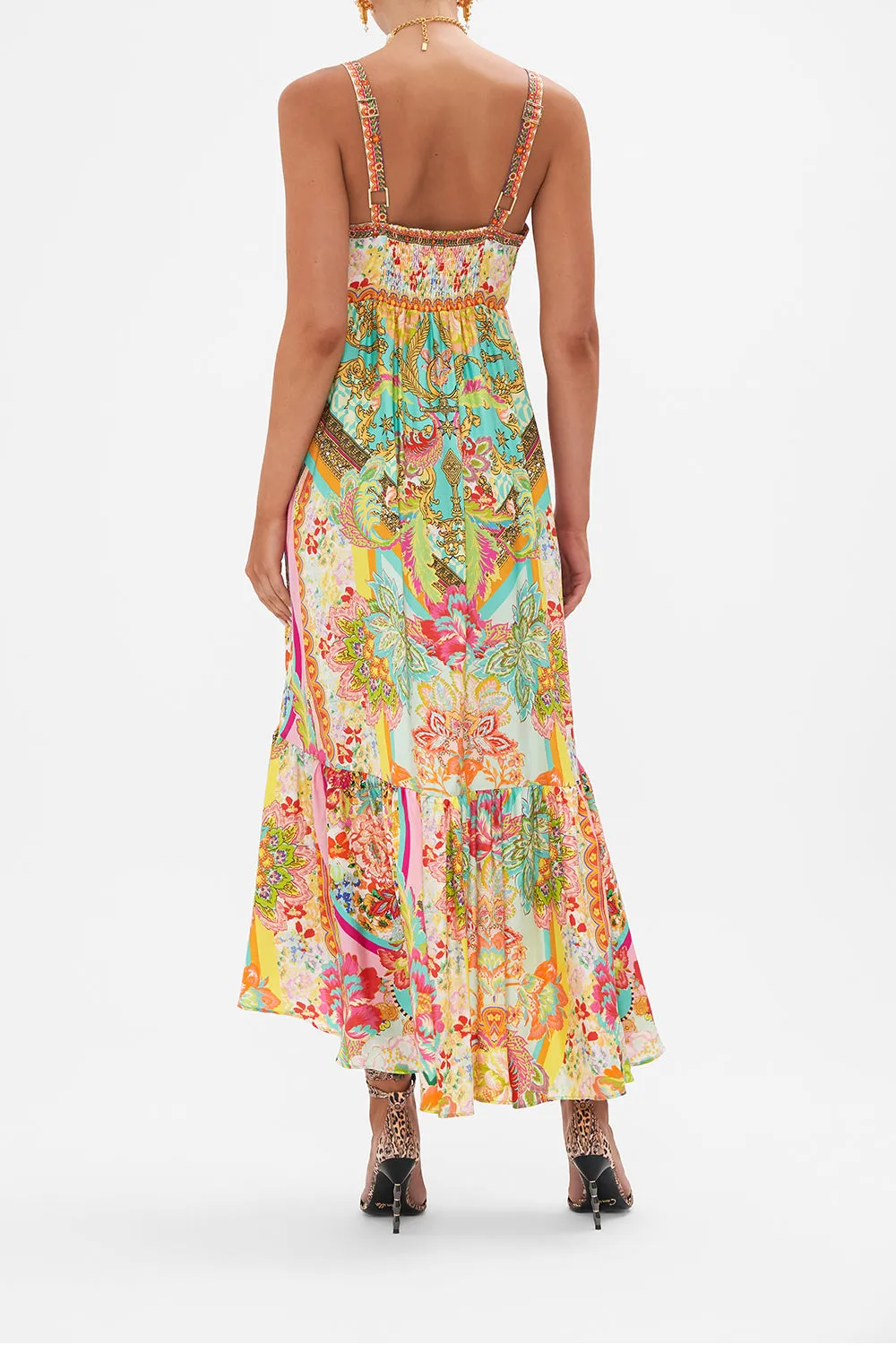 TIE FRONT HIGH LOW DRESS AN ITALIAN WELCOME