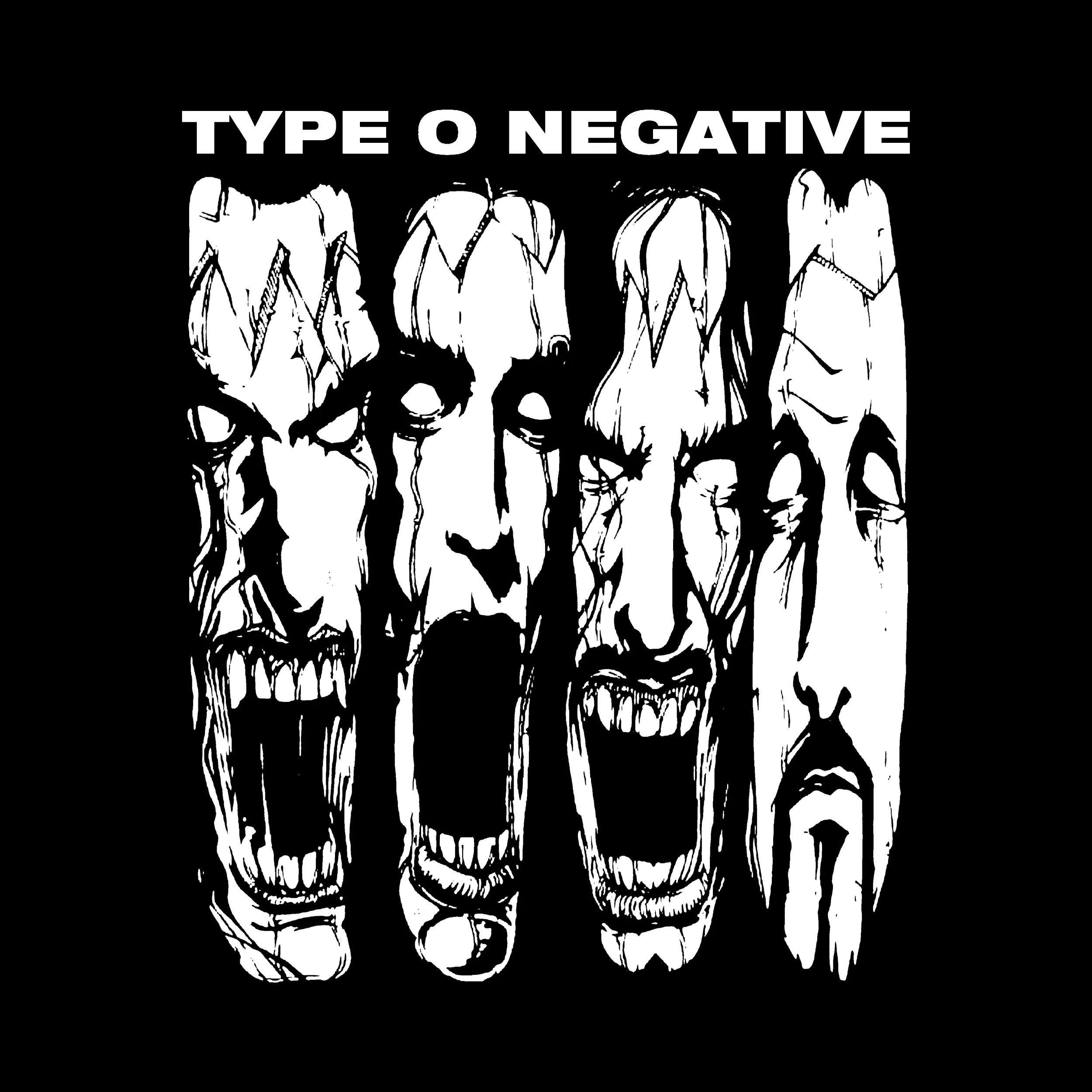 Type O Negative Faces Classic Tee
