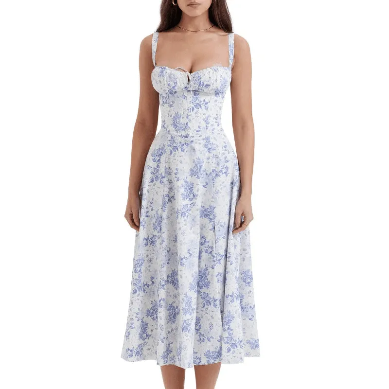 Waist Shaper Floral Dress
