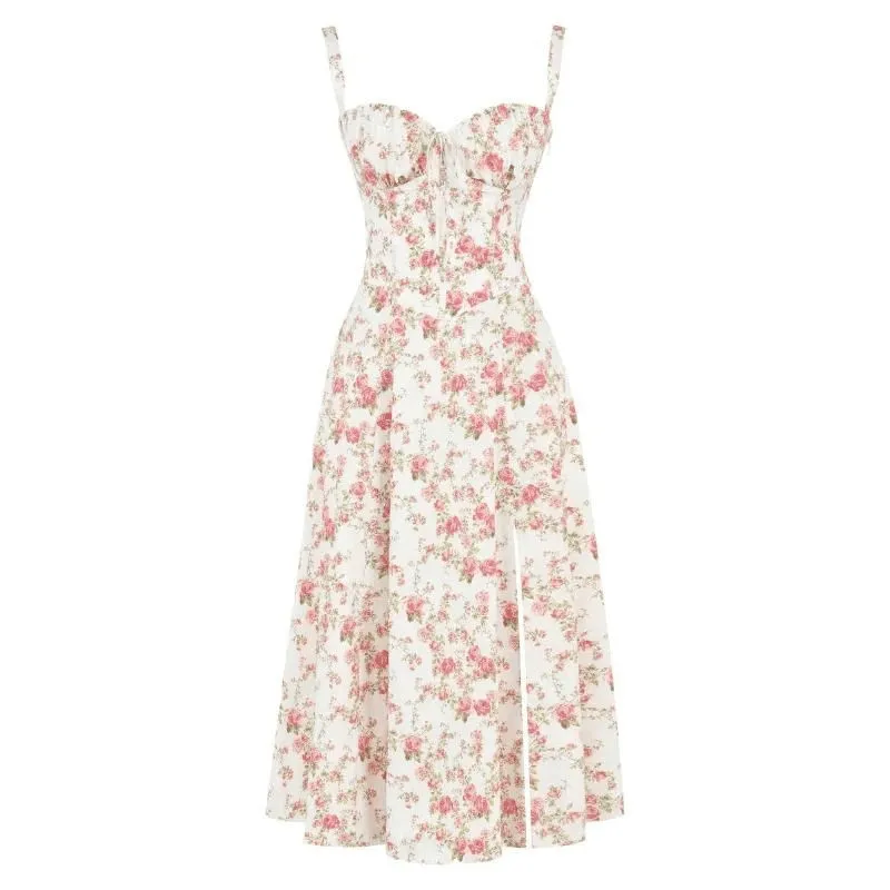 Waist Shaper Floral Dress