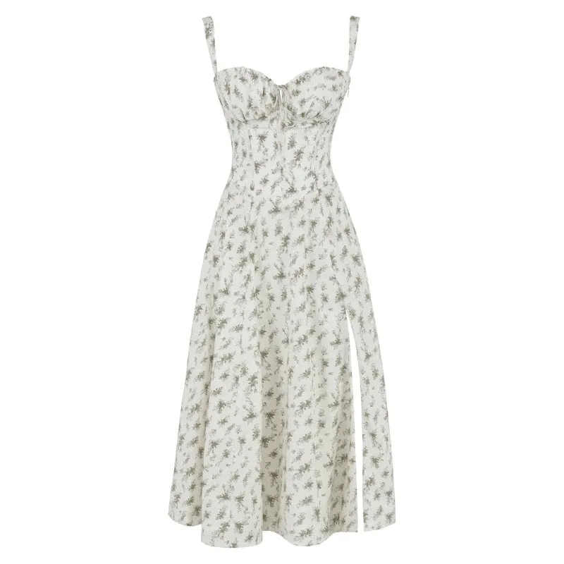 Waist Shaper Floral Dress