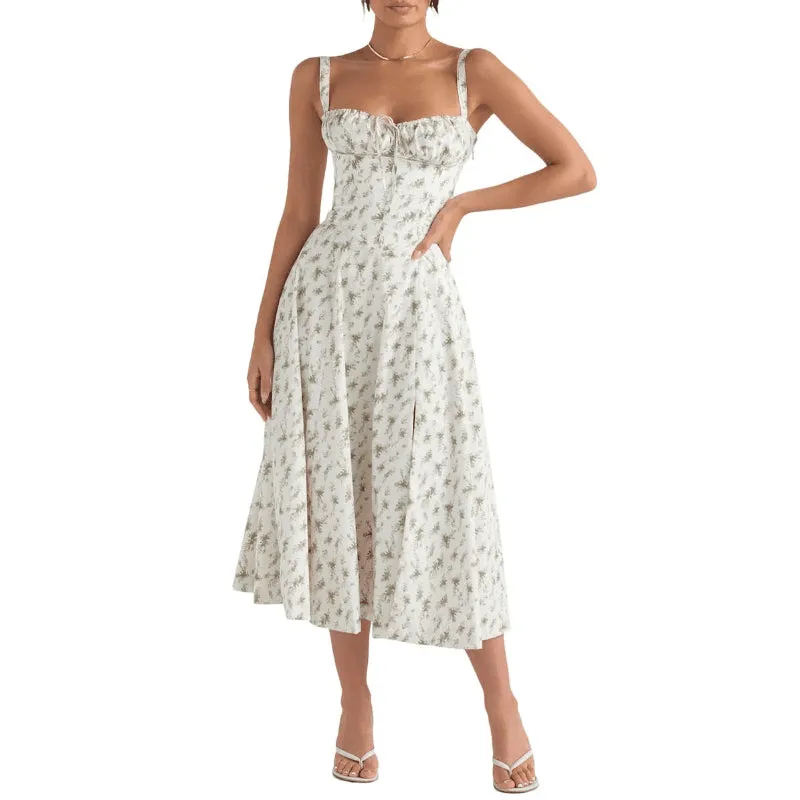 Waist Shaper Floral Dress