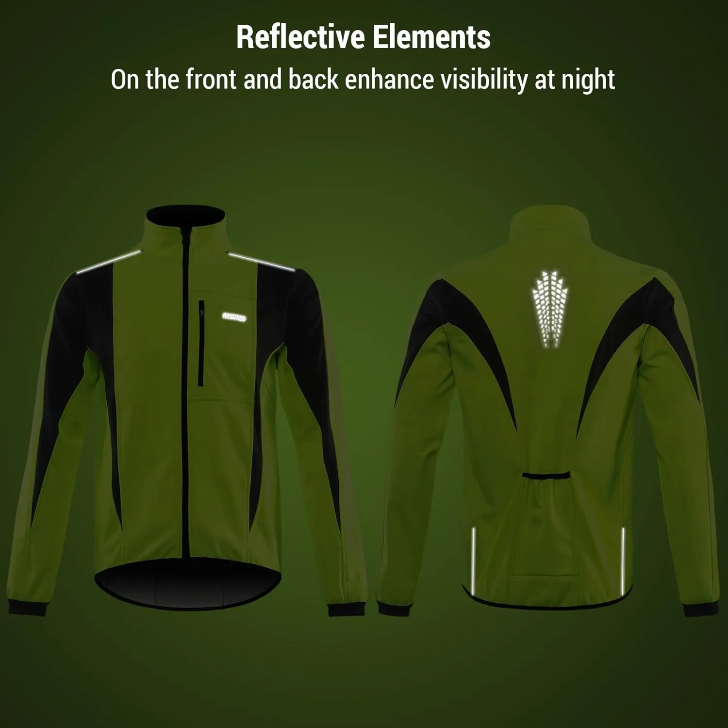 Winter Warm UP Cycle Jacket Breathable Bike Outerwear Windproof Waterproof Cycle Jacket
