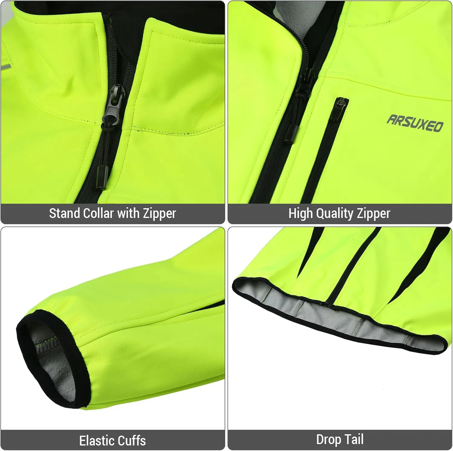 Winter Warm UP Cycle Jacket Breathable Bike Outerwear Windproof Waterproof Cycle Jacket