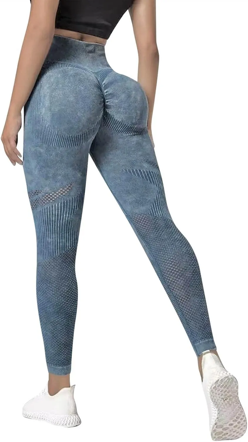 Women's High Waist Yoga Pants Butt Lift Lounge Soft Athletic Stretchy Yoga Leggings